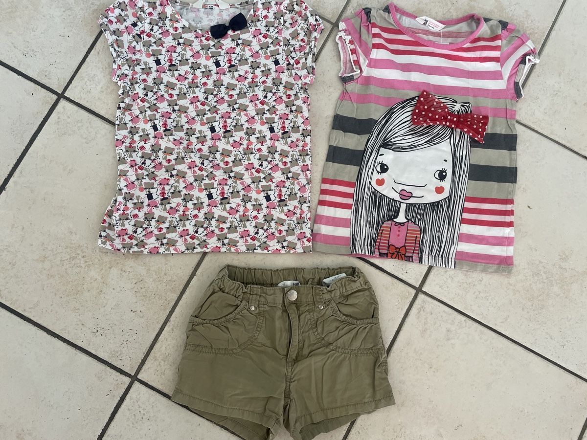 H&M Lotti & Set di vestiti: Süsses H&M Sommerset Gr.122/128 – Usato da Obergerlafingen venduto da cabo4