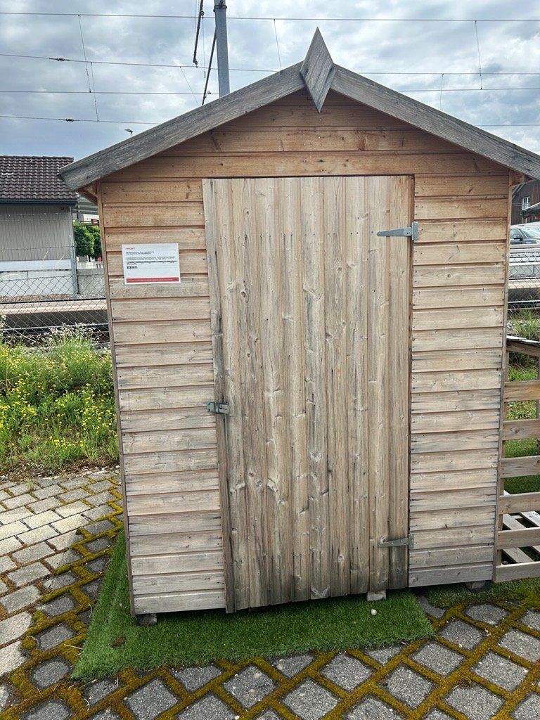 Gartenhäuser & Gewächshäuser: Gartenhaus Holz Abholbereit – Gebraucht aus Gontenschwil von colibri24.