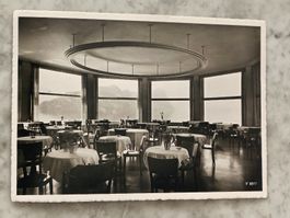 Photo Karte / Hotel Terminus Vitznau Terrasse Gelaufen 1947