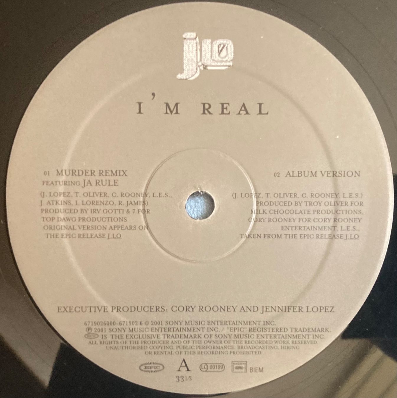 Vinyles: J.LO - I'M REAL – D'occasion à Poliez-Pittet par Newtown-Records 2