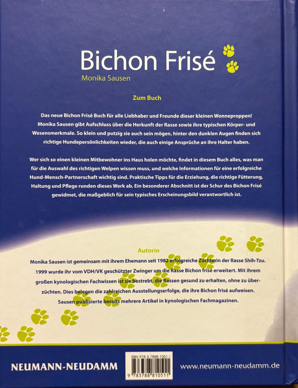 Libri: Sausen Monika, Bichon Frisé – Nuovo (secondo la descrizione) da Sarnen venduto da Livres 1