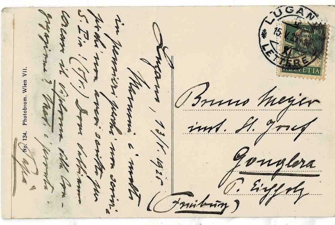 Cartes postales: GörzPeuma Zerstörte Häuser lugano 1925 – D'occasion à Sulz AG par Oberdanne8 1