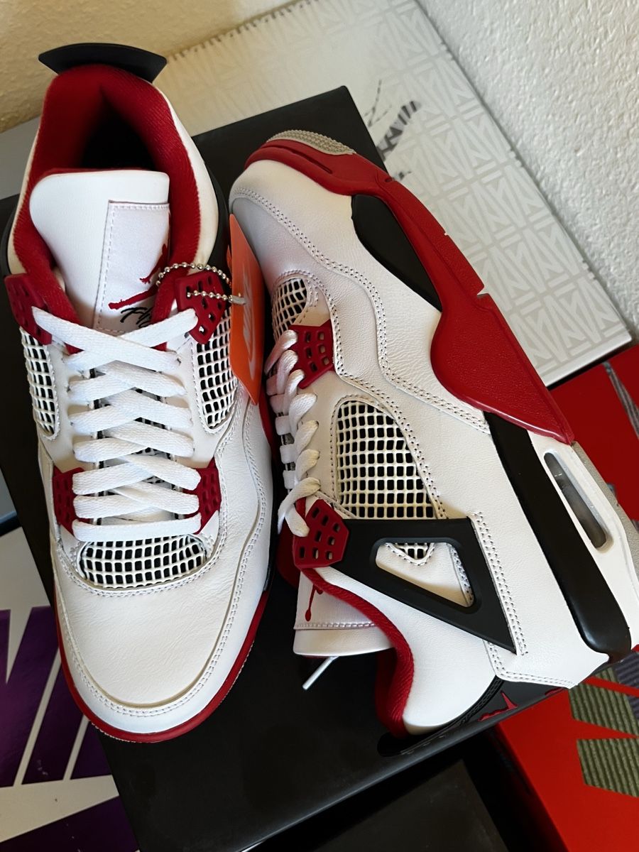 Jordan Scarpe da uomo: Jordan 4 Fire Red, Grösse 42 – Nuovo e nell'imballaggio originale da Liebefeld venduto da donetasy 4