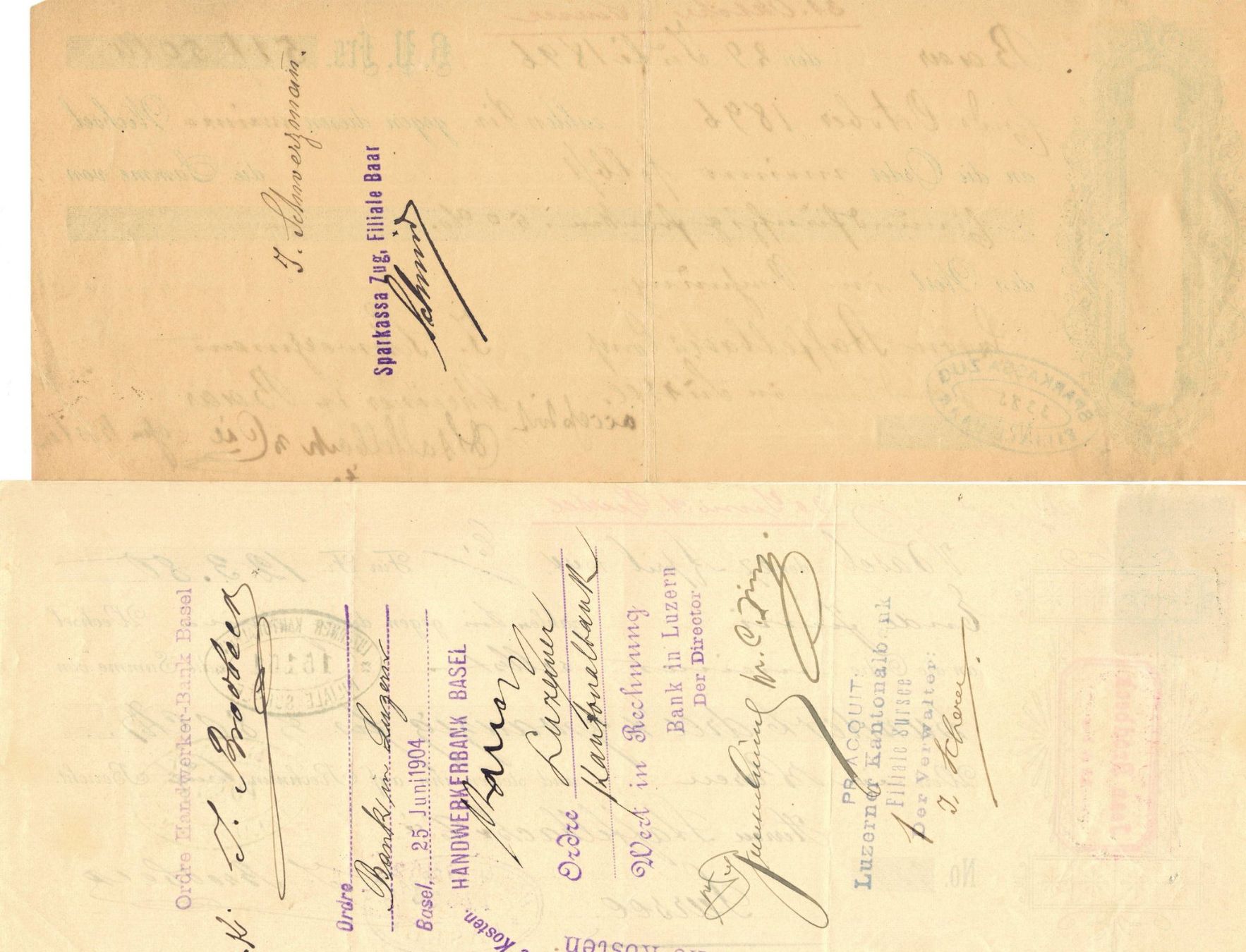 Documenti: 5 Historische Wertpapiere / Wechselschein – Usato da Kaufdorf venduto da Zaumar 3
