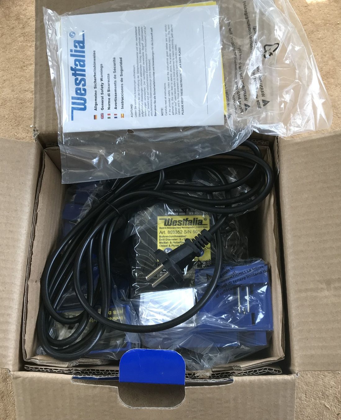 Westfalia Tous les outils: WESTFALIA UNIVERSAL-SCHÄRFSTATION ORIGINALVERPACKT – Neuf avec emballage d'origine à Ostermundigen par Wyatt-Earp 2