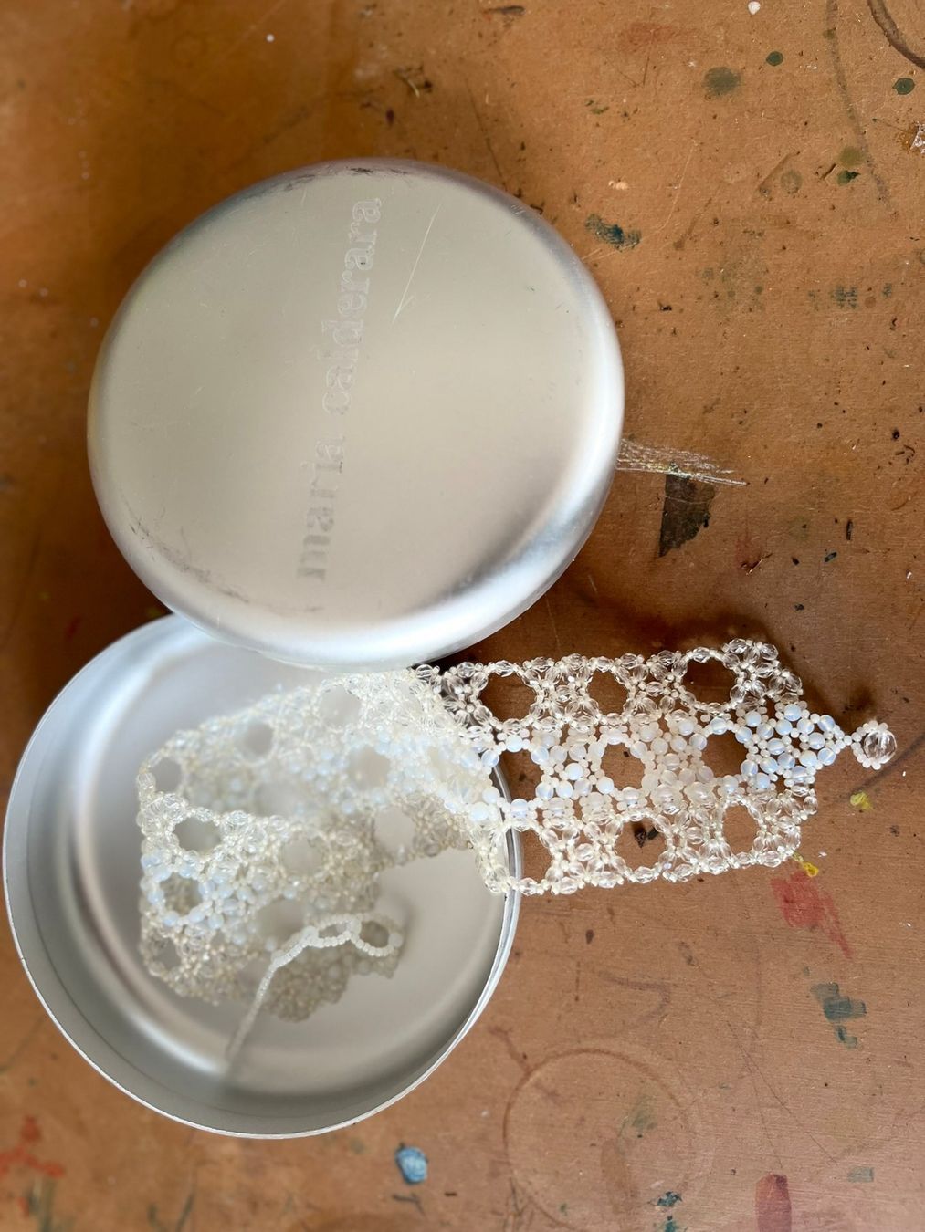 Catenine: Maria Calderara Designer Kette Spitze mit Originalbox – Usato da Wädenswil venduto da Aniares2 2