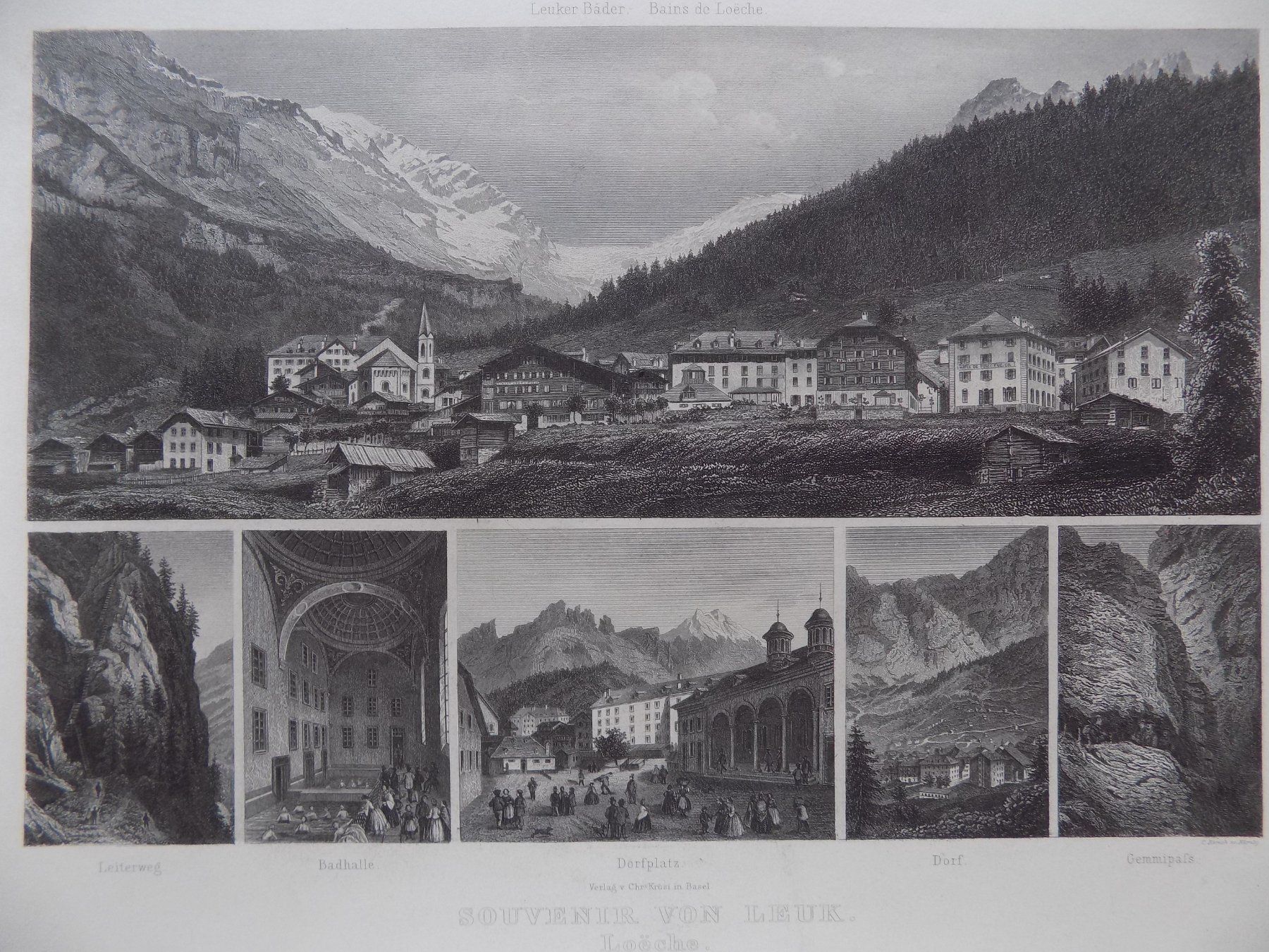 Gravures: Leuk Souvenir – D'occasion à Risch par Rischli15 3