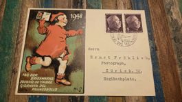 1948 Tag der Briefmarke Karte