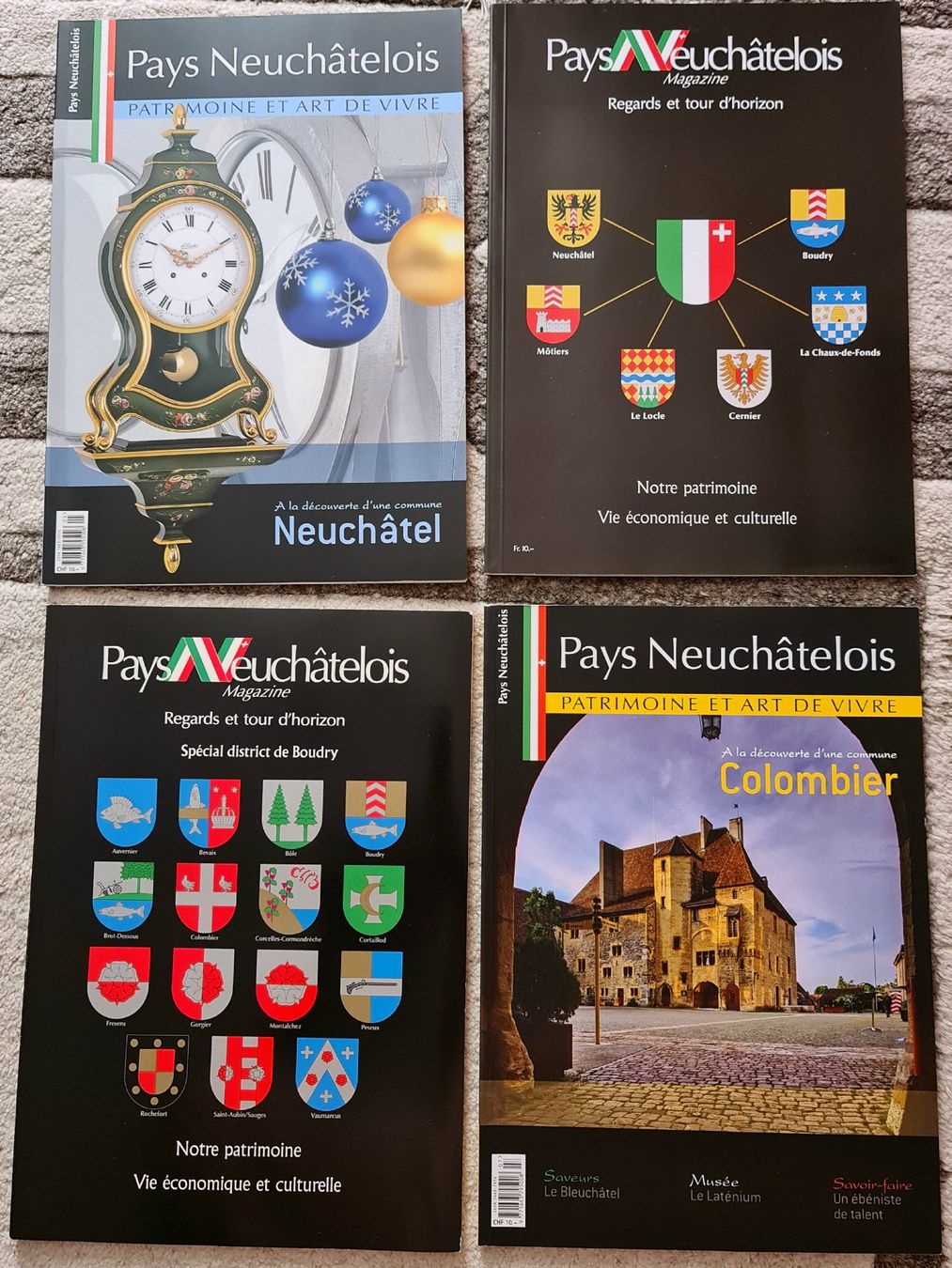 Zeitschriften & Magazine: Magazines Pays Neuchâtelois/ lot – Neu (gemäss Beschreibung) aus Cortaillod von signep