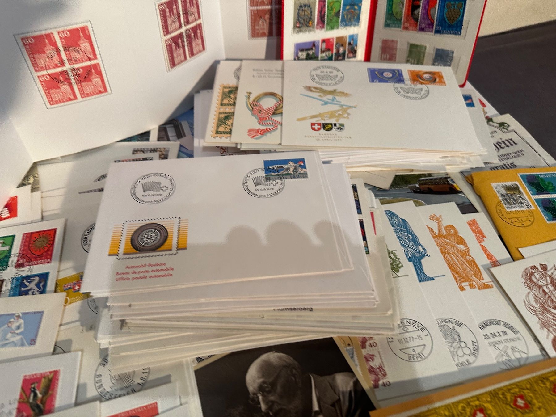 Tutti i francobolli: Grosse Sammlung Sonderbriefe PTT FDC Karten Schweiz – Usato da Stettfurt venduto da 2442 6