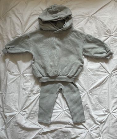 Hoodie and leggins baby set 80 cm