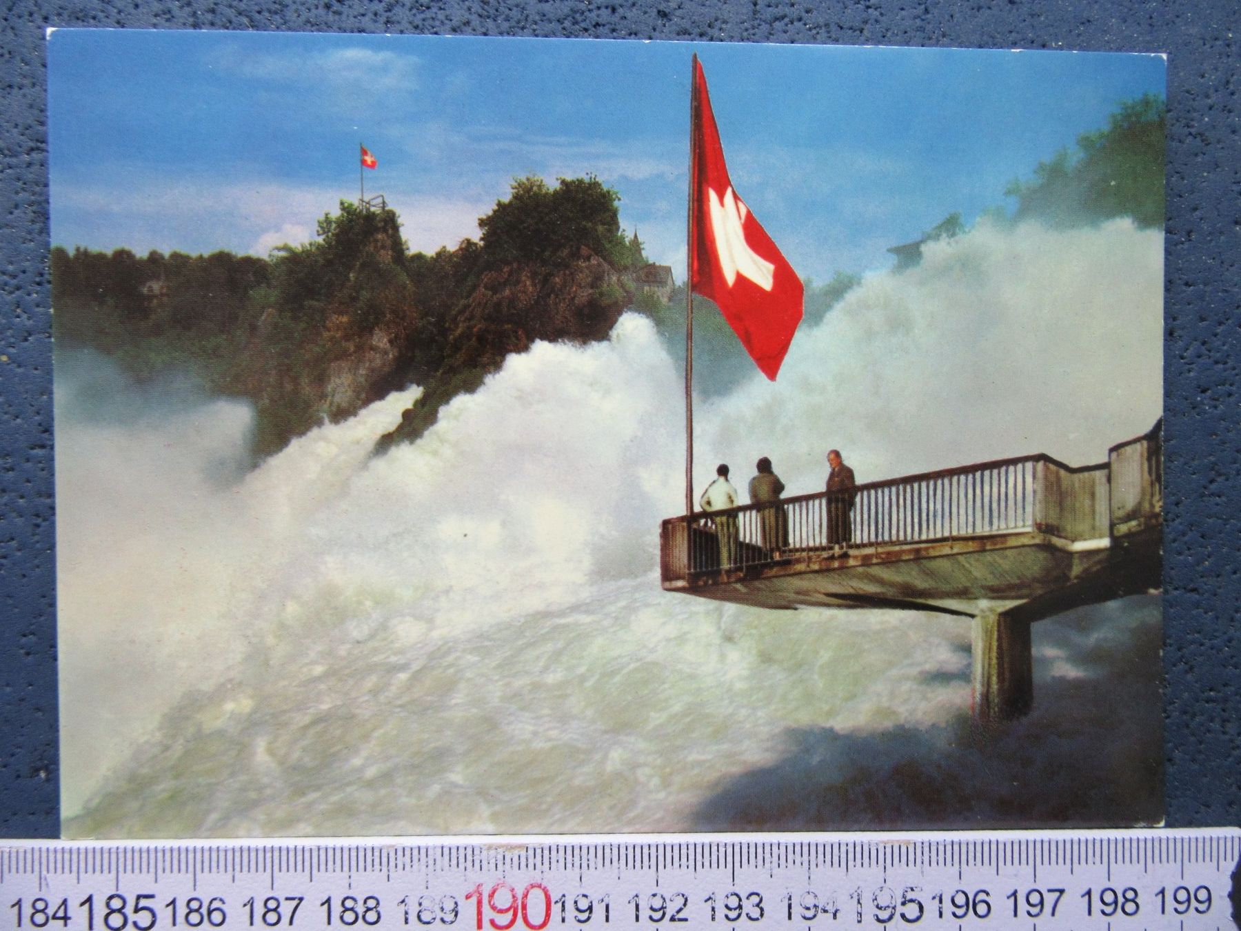 Cartoline postali: RHEINFALL TERRASSE SCHAFFHAUSEN AK SH – Usato da Ettingen venduto da Hausi4711