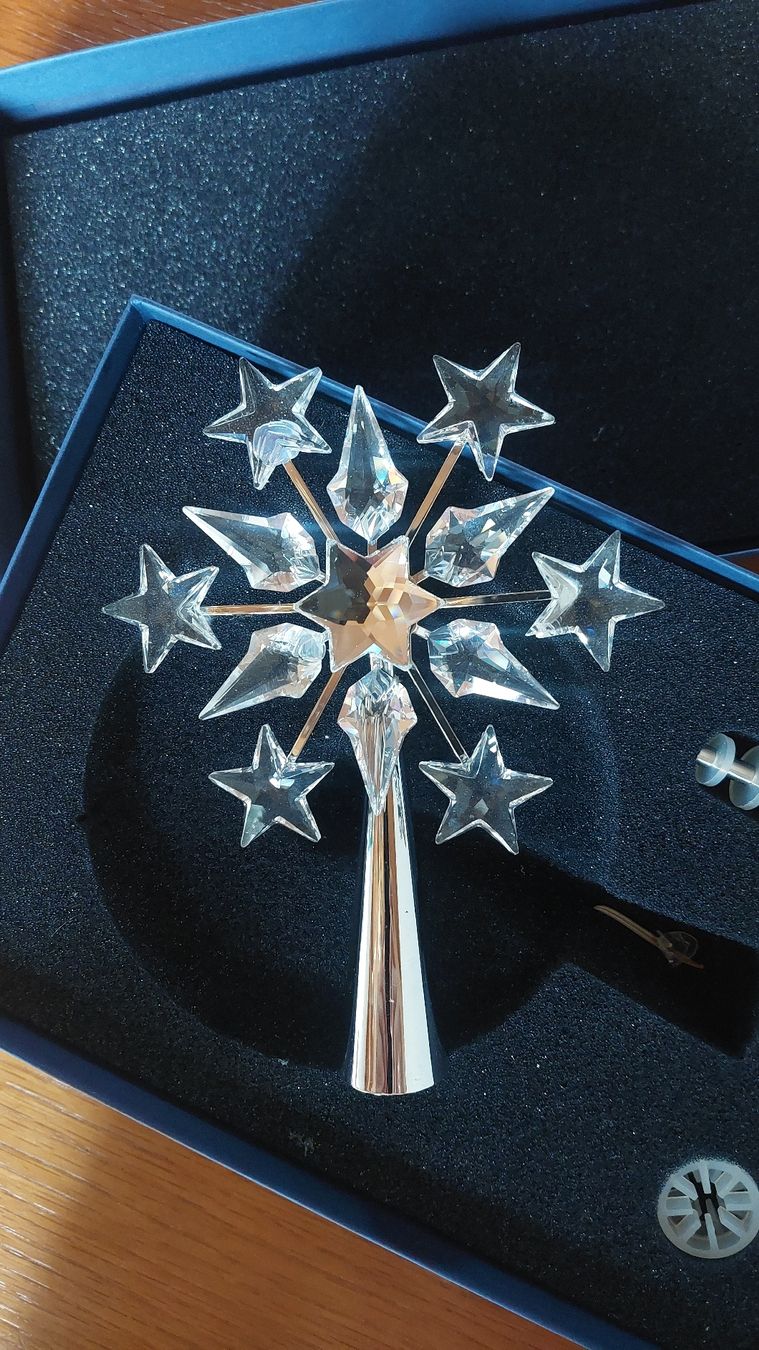 Swarovski Tutte le decorazioni: Swarovski Christbaumspitze – Usato da embrach venduto da Steppenwolf5