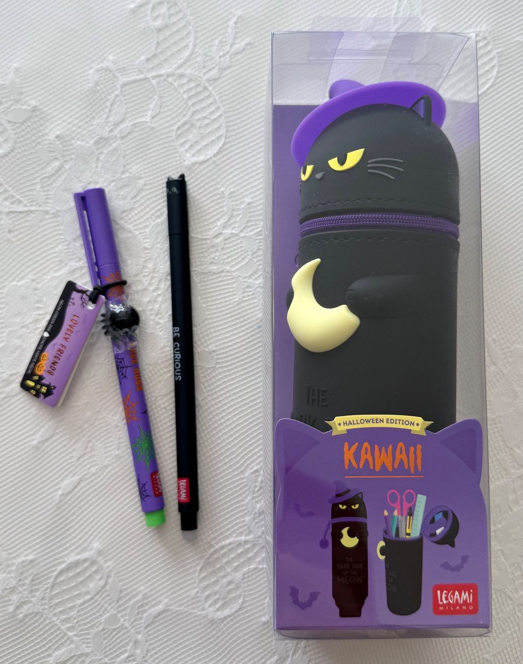 Legami Astucci : Astuccio LEGAMI BLACK KITTY + 2 penne – Nuovo e nell'imballaggio originale da Breganzona venduto da mas_tv72