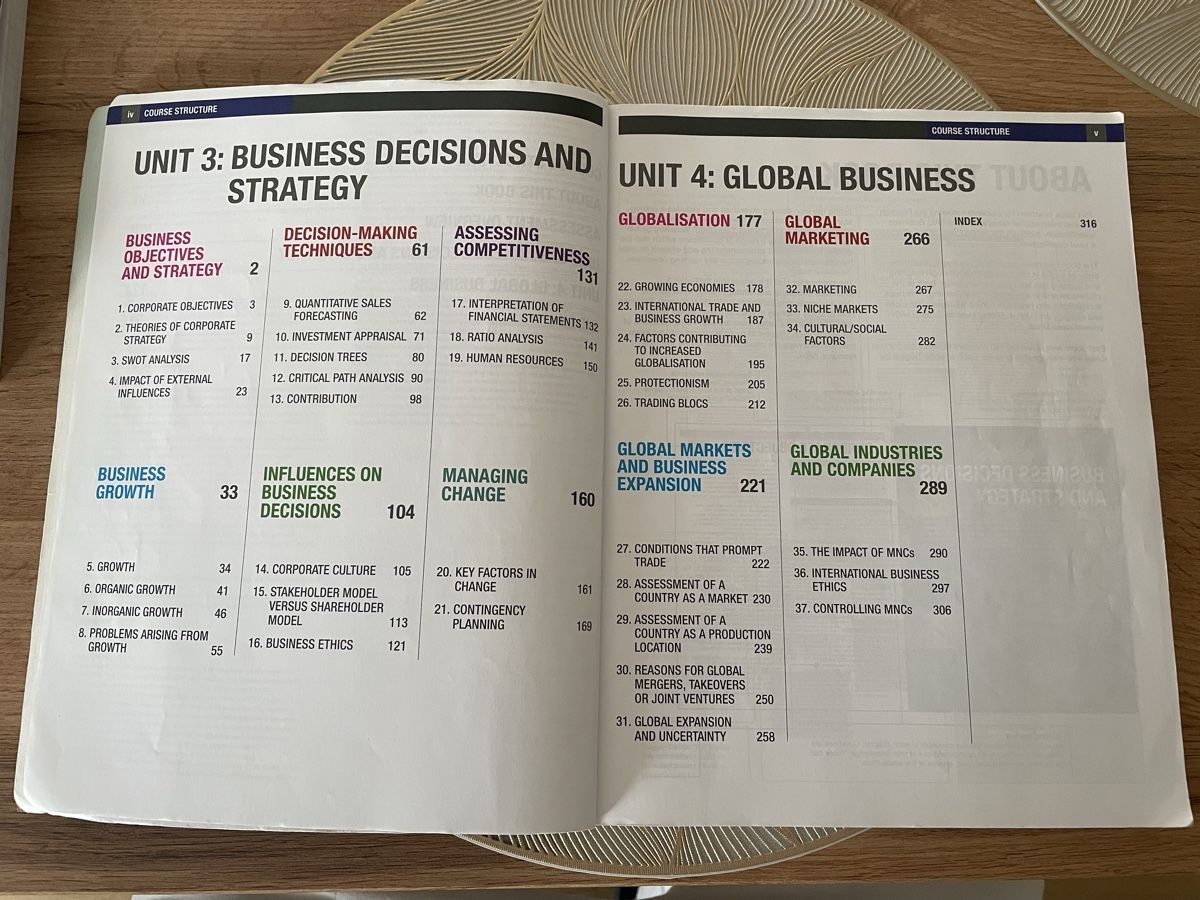 Bücher: Pearson Edexcel A Level Business, Student Book 2 – Gebraucht aus Dierikon von fri_djn6 1
