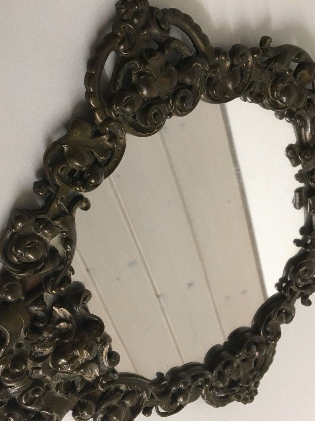 Miroirs: Spiegel Antik Bronze Einzelstück – Neuf (Voir description) à Kaiseraugst par Fingerring 5