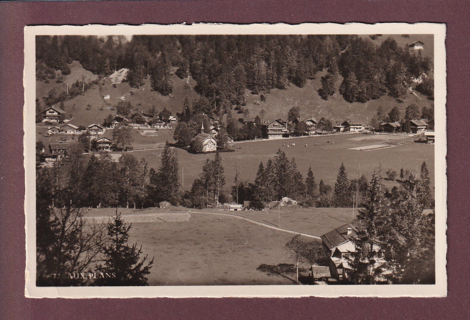 Cartoline postali: LES PLANS sur Bex – Usato da Pully venduto da nicecards