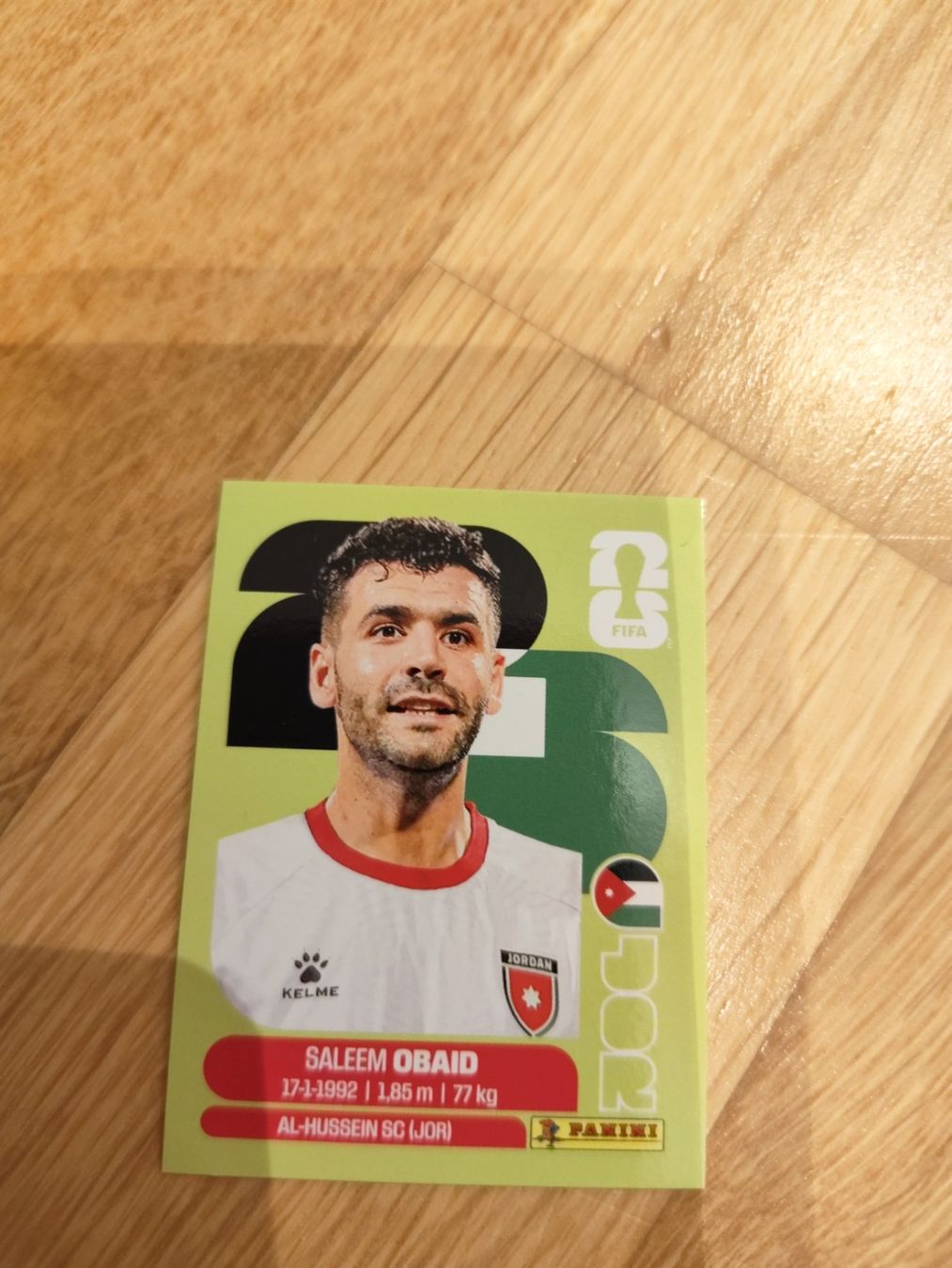 Panini Carte collezionabili: Panini WM 2026, JOR 7, Obaid – Usato da Aarburg venduto da gloeckgloeck