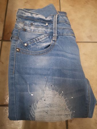 Bling Bling Jeans Gr. 34 - Denim - Spendenaktion