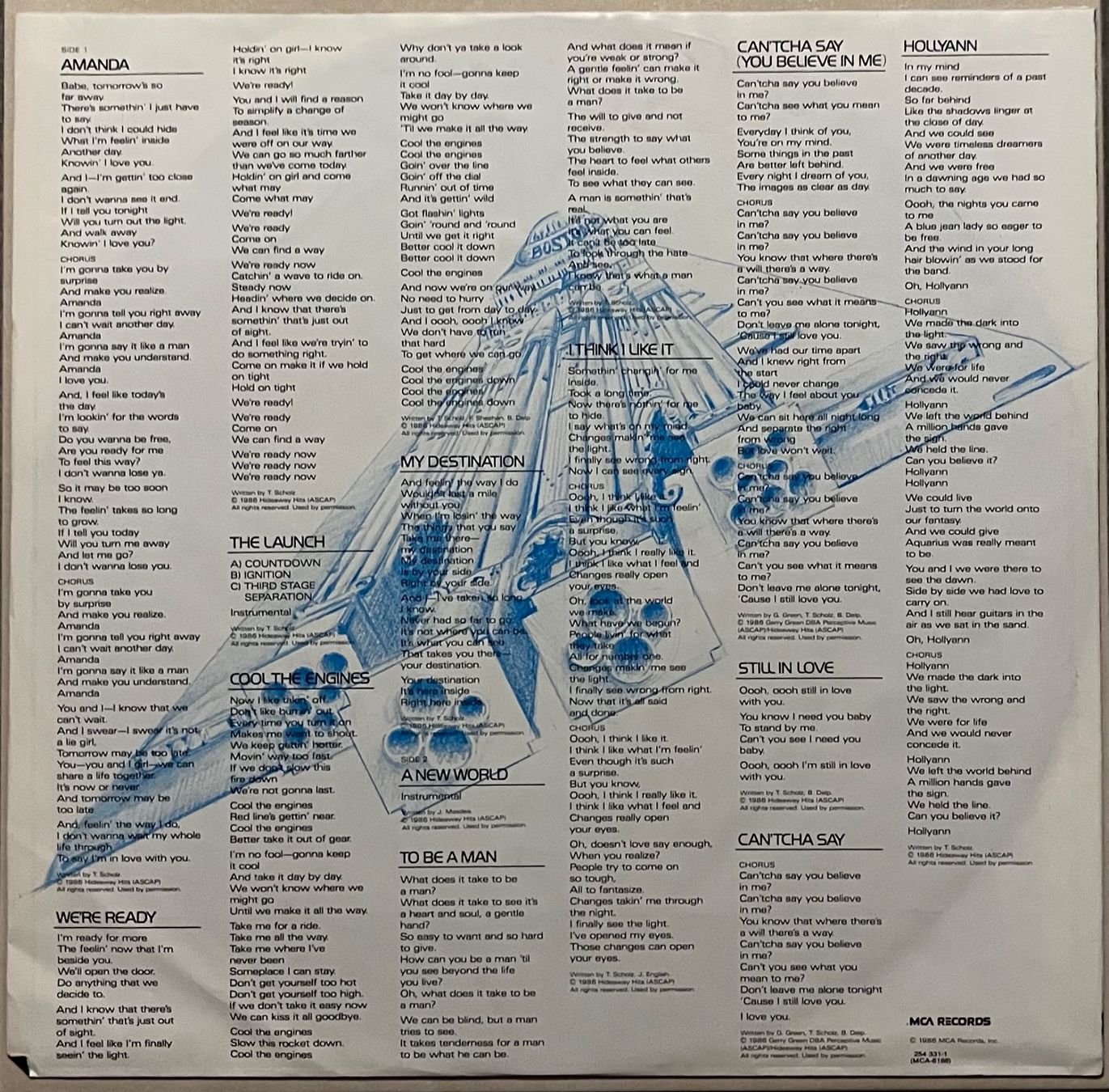 Schallplatten: BOSTON - THIRD STAGE - 33 Tours – Gebraucht aus Bussigny von vinyl-pas-cher 6