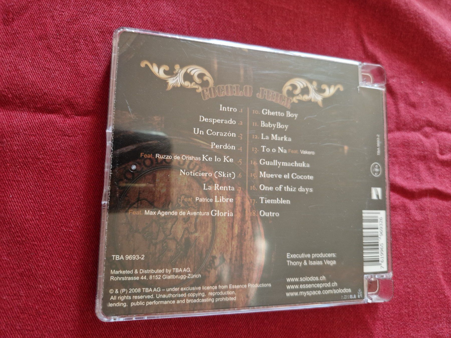 CD: Solo Dos - Cocolo Juice – Usato da Wattenwil venduto da Mage66 1