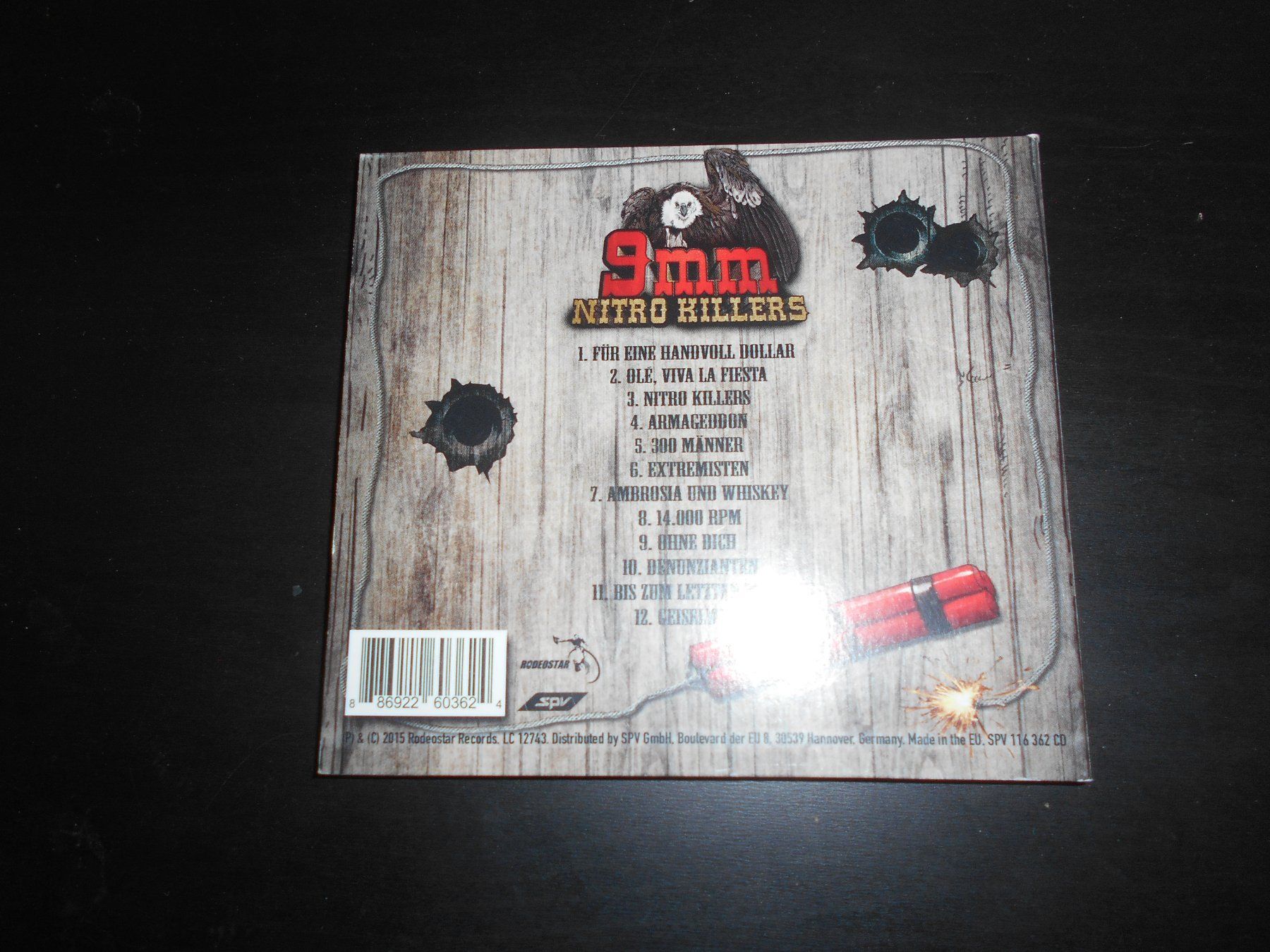 CD: 9mm – Nitro Killers / 2015 / Digi – Usato da Aarberg venduto da witchhunter01 1