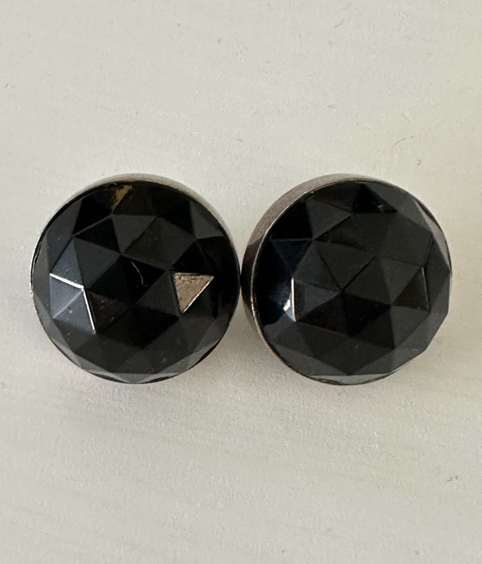 Ohrringe & -stecker: Vintage-Ohrringe, Silber, hoch geformte Cabochons – Gebraucht aus Affoltern am Albis von Sveta75