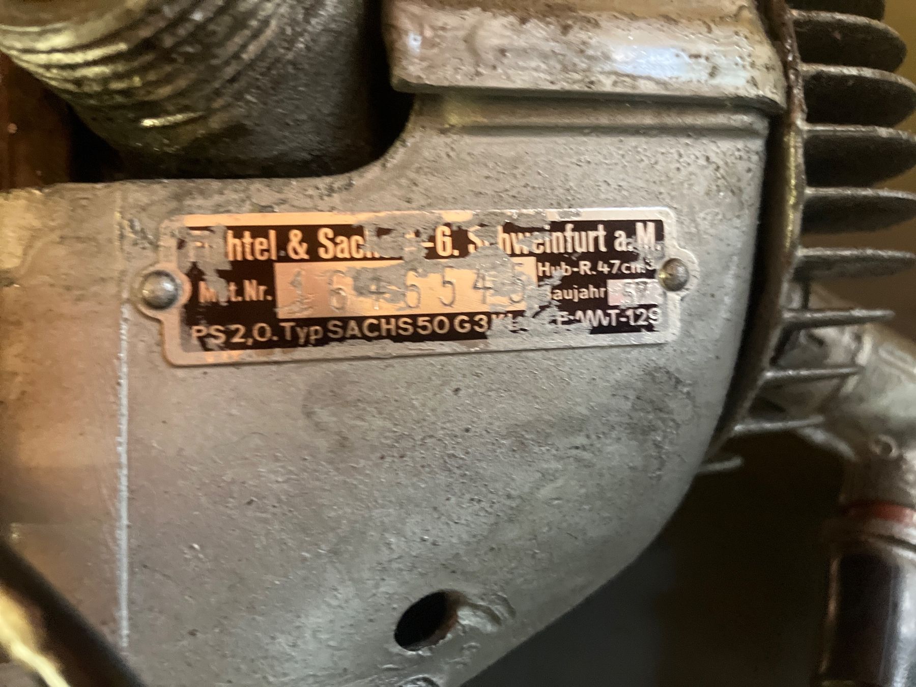 Sachs Ciclomotori: Sachs 50/3 Motor Handschaltung – Usato da Oberriet SG venduto da olli20 7