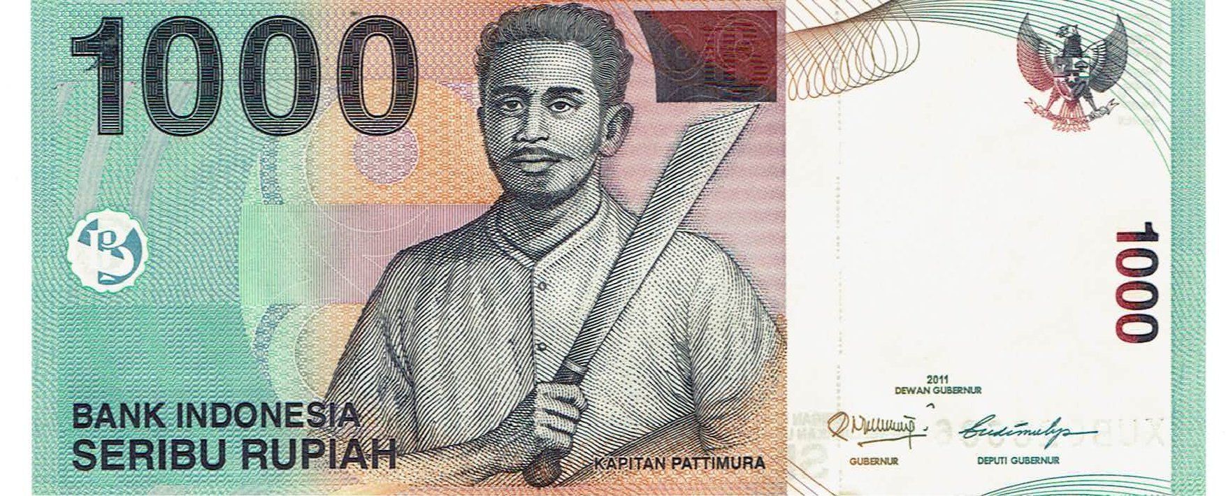 Banknoten: Indonesien 1000 Rupiah 2011 UNZ – Neu (gemäss Beschreibung) aus Steffisburg von ber_8htf 1