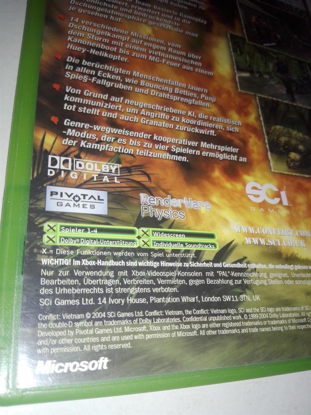 Microsoft Giochi: Conflict Vietnam  (XBox) – Usato da St.Galllen venduto da elkaphone 5