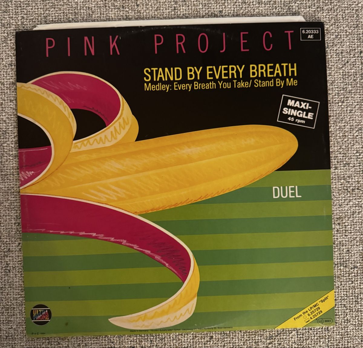 Dischi in vinile: Pink Project - Stand By Every Breath - 12" Maxi - 80s – Usato da Rorbas venduto da BlackstarRecords