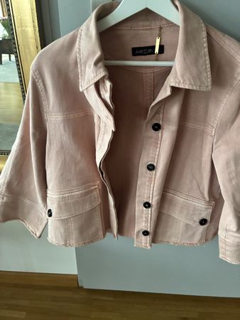 Marc Cain, Jeansjacke, Baumwolle Gr. N3 38 Lachsrosa