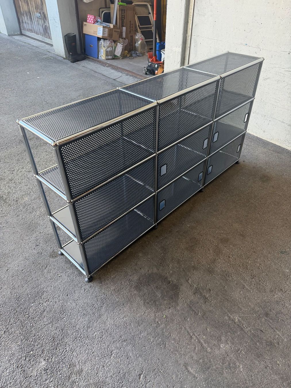 Étagères: USM Haller Sideboard Bucherregal, 150x80x27, Anthrazit – D'occasion à Zürich par Zvijerka 3