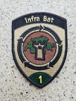 *** Badge Infra Bat 1 grün mit klett ***