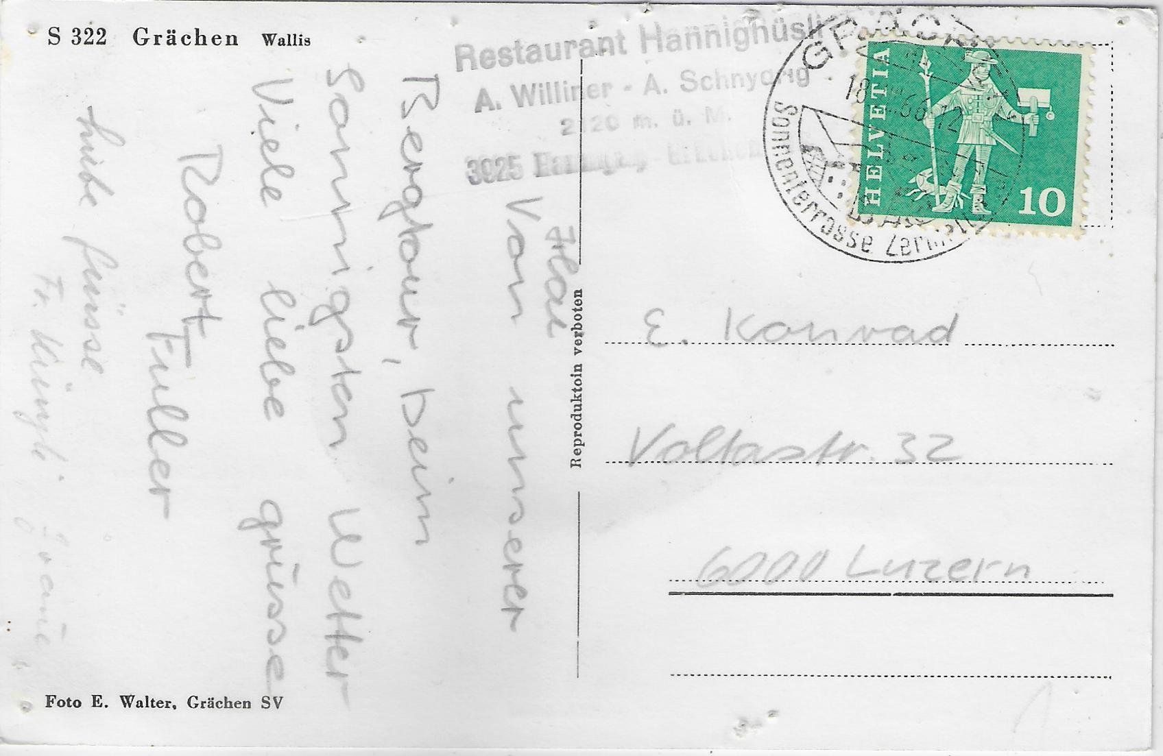 Cartes postales: Grächen VS - Multiview – D'occasion à Ettingen par Kartenplanet 1