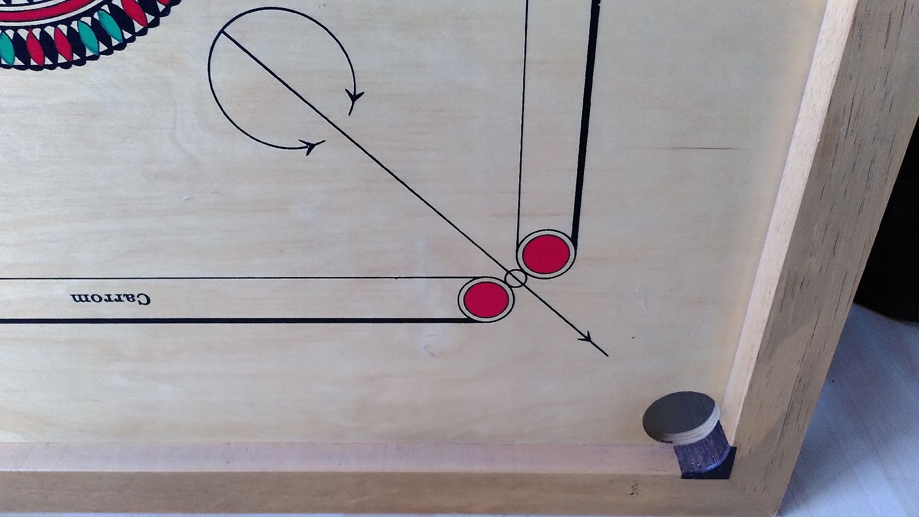 Spiele: Carrom Brettspiel – Gebraucht aus Willerzell von Evolve 4
