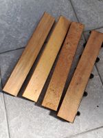 600 Holzlatten von der Klickfliese Akazie