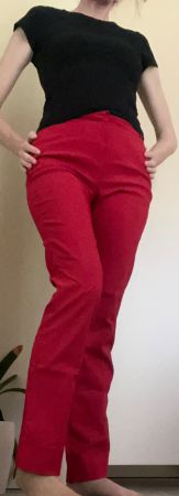 Rote Hose, Grösse 40 (Länge ca 36 inch)