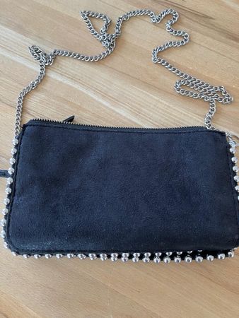 ZARA Abendtasche Clutch schwarz