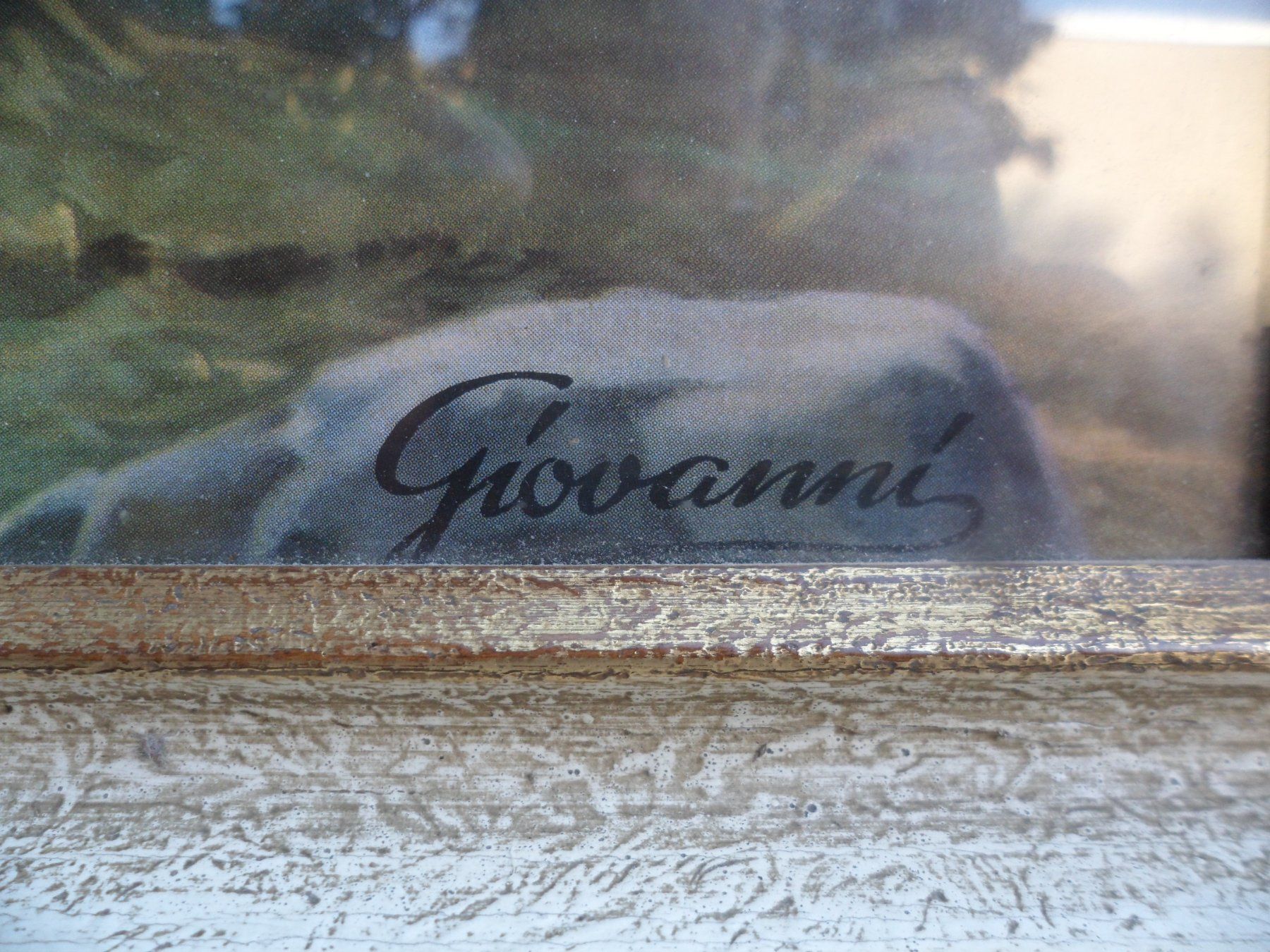 Dipinti: Tableau Biblique avec signature "Giovanni" – Usato da Yverdon-les-Bains venduto da pitchouffe 1