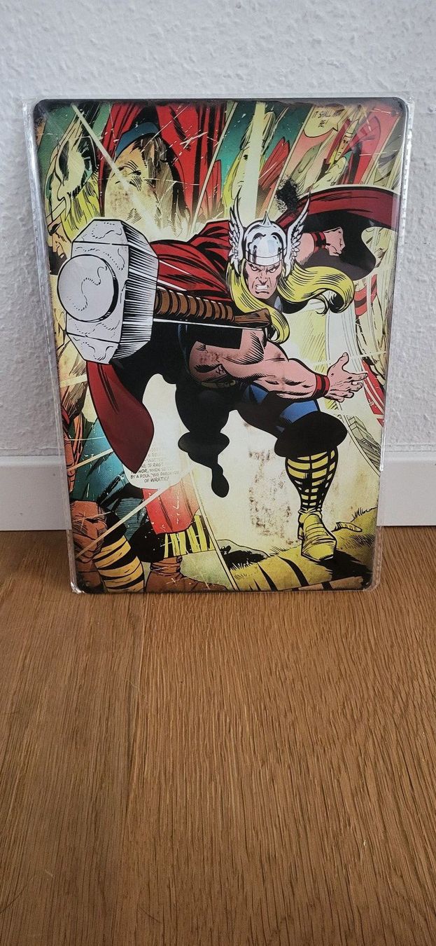 Insegne: Blechschild Thor – Nuovo e nell'imballaggio originale da Münsingen venduto da Heroism2010