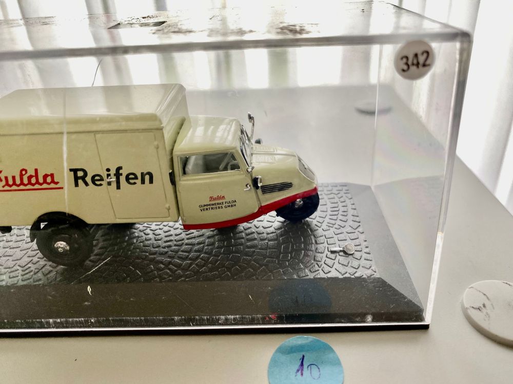 Tempo Hanseat 1949 Fulda Reifen Atlas DDR 1-43 342 Spiegel r 7