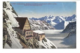 Berghaus mit Station Jungfraujoch BE Aletschgletscher 1922