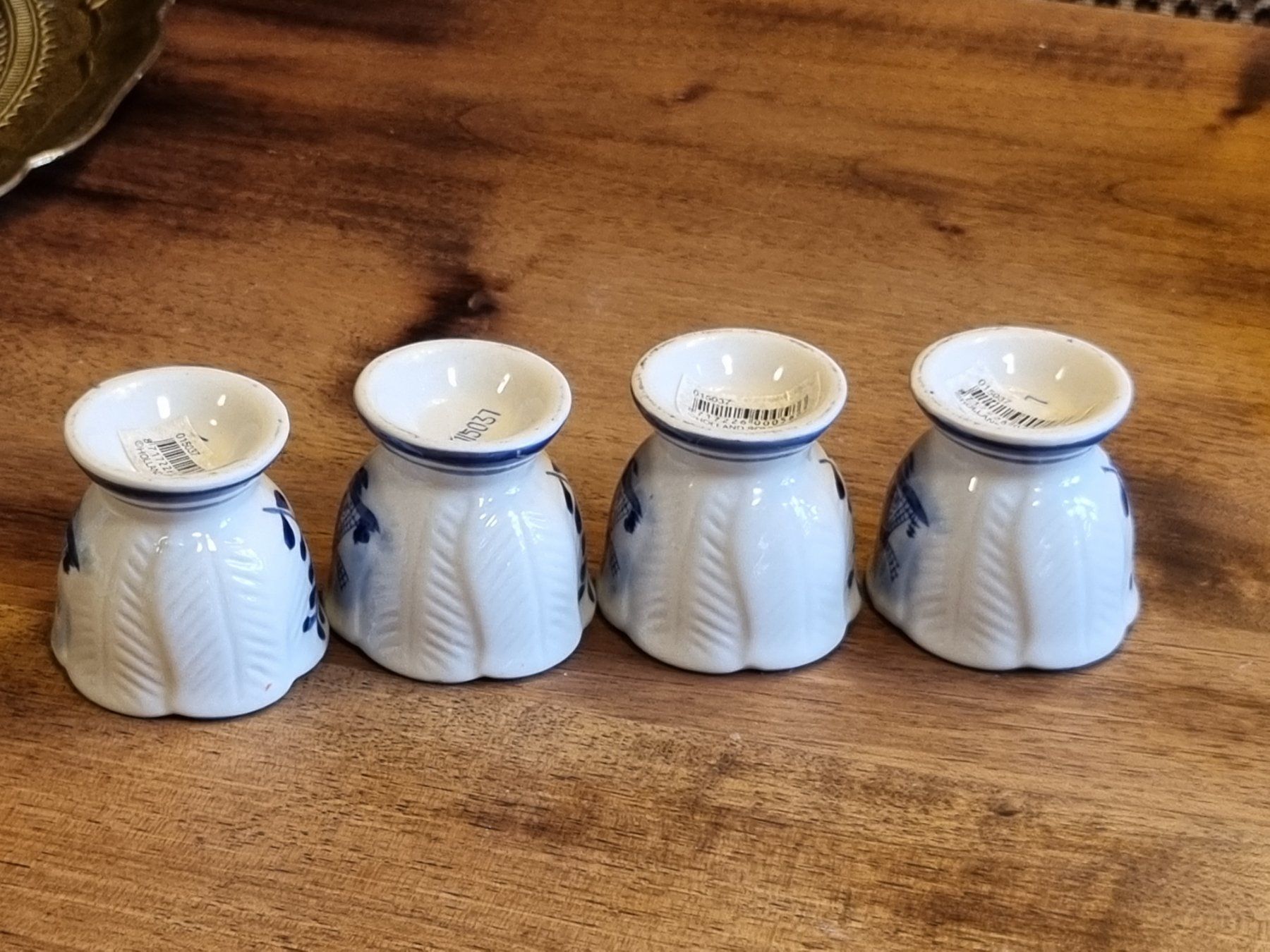 Altre Stoviglie: 4 Eierbecher Delft-Blau-Stil Holland – Usato da Scharnachtal venduto da devin03 5