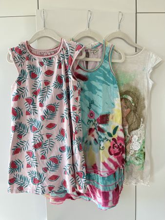 Mädchen Kleider Set Gr 110 (5 Jahre) Teile Sommer bunt