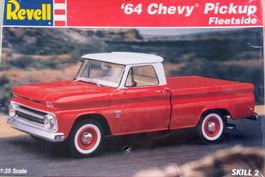 Revell 64 1964 Chevy Chevrolet Fleetside Pickup #7613 1:25