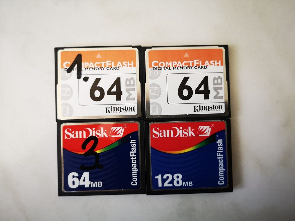 Dogfish Carte Mémoire Flash Compacte 2 Go Industrial CF Type