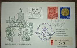 Zürich - Genève - Casablanca 7.11.64