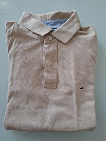 Polo Tommy Hilfiger beige, taille XL