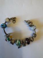 925 Armband mit 14 Anhänger 